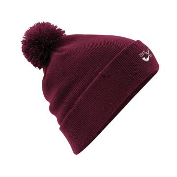 ITSLiB XI Original Pom Pom Beanie : Maroon