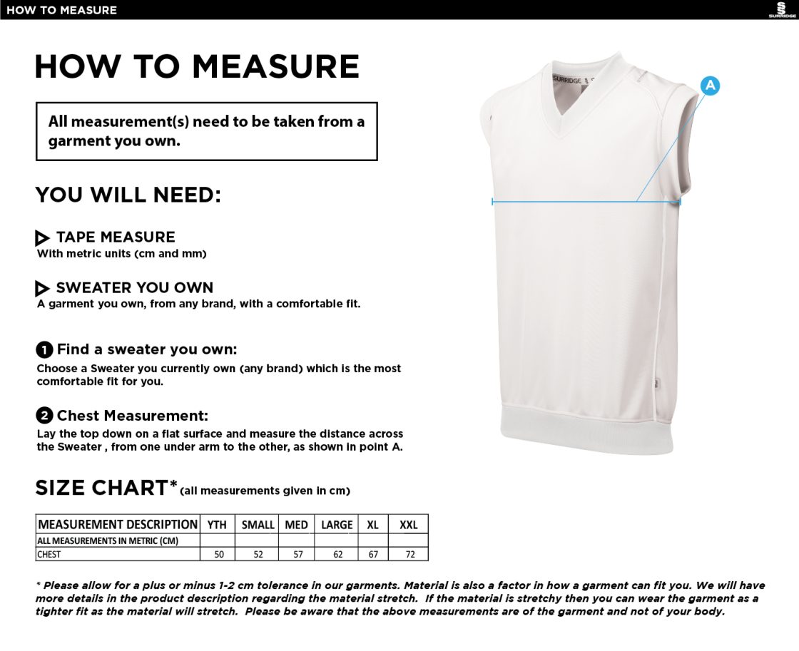 ITSLib XI - SLEEVELESS SWEATER - Size Guide