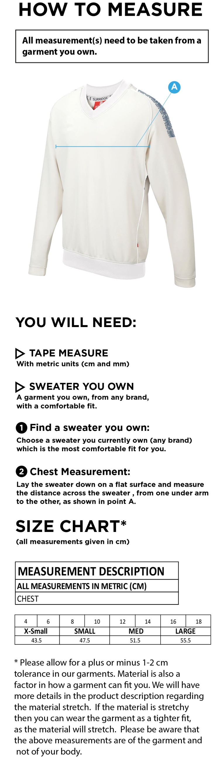 ITSLiB XI BLAST LONG SLEEVE WOMEN'S SWEATER - Ivory - Size Guide